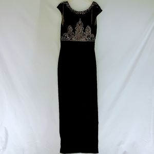 Marchesa Notte Floor Length Silk Gown